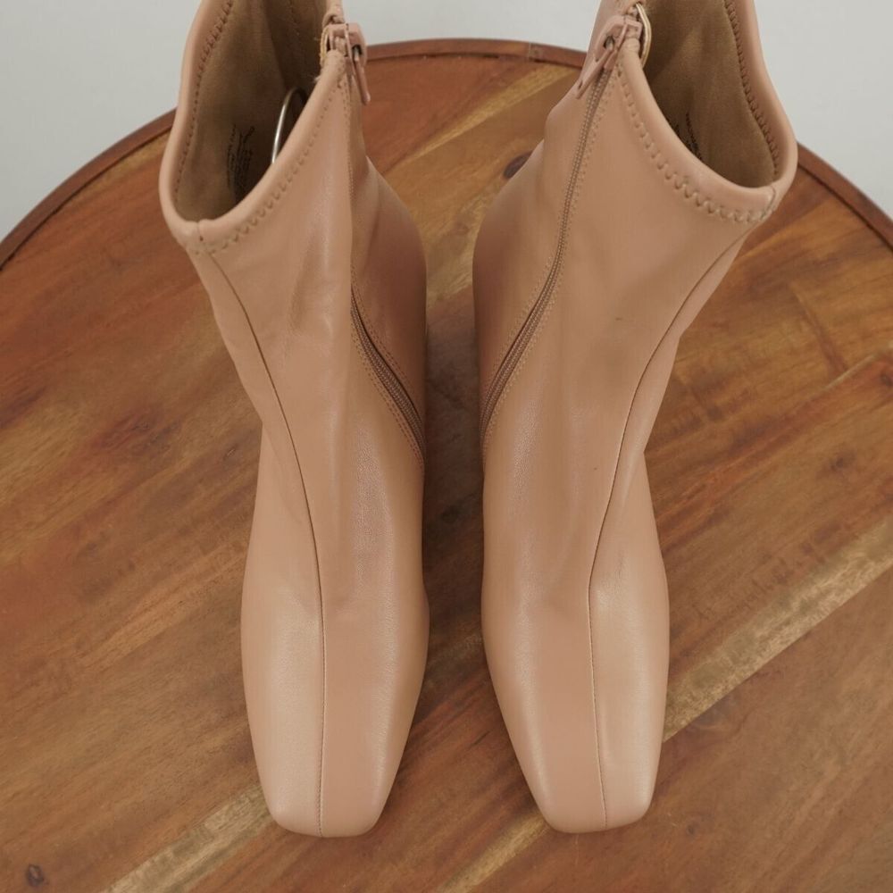 Steve Madden Womens Harli Ankle Boots Booties Faux Leather Blush Pink Heeled 10M - Picture 6 of 9